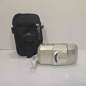 Nikon Lite Touch Zoom 130 ED Quartz Date Panoramic 35mm Point & Shoot Camera T&W - Picture 1 of 17