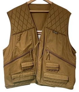 Gamehide Vest Size XXL Brown Duck Canvas Quilted Bird Hunting Shooting Style 300 - Picture 1 of 7