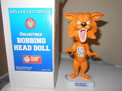 BPI KENTUCKY WILDCATS mascot BOBBLEHEAD 1990's version - Image 1 of 4