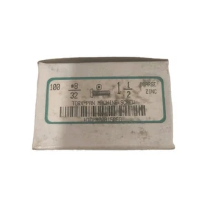 SCREWS #8-32 x 1-1/2 in Torx Pan Machine Screw, Zinc 100ct - Picture 1 of 2