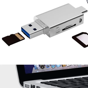 1Pc Reader USB C Memory Reader USB-C Writer Converter - Afbeelding 1 van 12