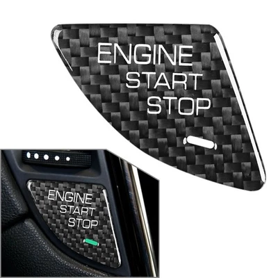 Para Cadillac ATS 2013-2019 ATS-L 2014-2019 Negro Motor Parada Botón Borde Foto 1 de 4