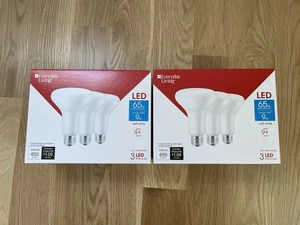 6 Pack Everyday Living 9W 65W BR30 Reflector LED Light Bulb Daylight 5000k - Picture 1 of 4