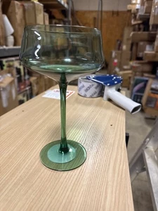 4pk of Coctail Glasses Green color - Picture 1 of 3