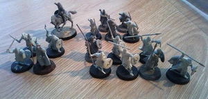 Herr der Ringe Games Workshop 1 Hornbläser, 15 Krieger und 1 Reiter von Rohan - Bild 1 von 9