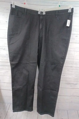 Old Navy Black Ankle Pants Stretch Casual Jeans Sz 28 Plus NWT  - Image 1 of 4