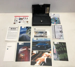 Manual del propietario cuero 2004 BMW 325i cubierta folletos de servicio sin manual del propietario OEM - Imagen 1 de 12