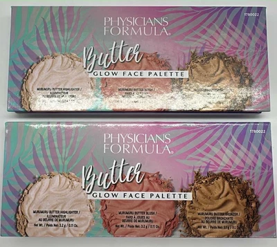 2PK Physicians Formula Murumuru Butter Glow Palette ~Highlighter Blush & Bronzer - Image 1 of 4
