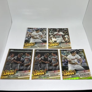 2020 Topps Chrome & Base Decades Best Lot Orioles Brooks & Frank 4x/50 - Picture 1 of 18