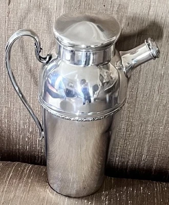 ATQ/VTG FESTIVAL Silver Plated EPNS #3418 Cocktail Shaker/10" Pitcher 48 ounces - Image 1 of 4