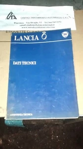Manuale dati tecnici Lancia Delta 1300/1500 (settembre 1979) - Foto 1 di 4