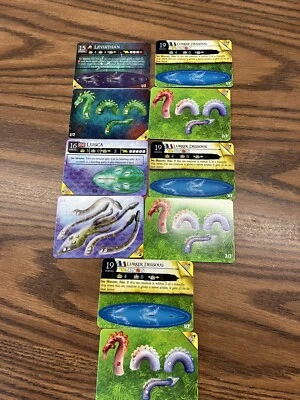 Wizkids Pirates CSG Sea Monster 批量 Lurker Dessous Luscious Leviathan 未穿孔 — 第 1/4 张图片