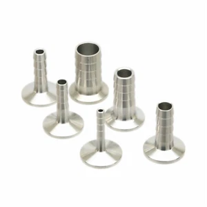 Adapter Flange Vacuum Fitting NW/KF-16 to 6~20mm Hose Tubing barb rubber SS304 - Picture 1 of 7