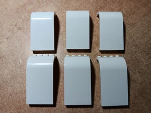 LEGO GROSSPACKUNG MENGE 6 WEISSE PLATTE GEBOGENE OBERSEITE 3X4X6 #2571 - Bild 1 von 2