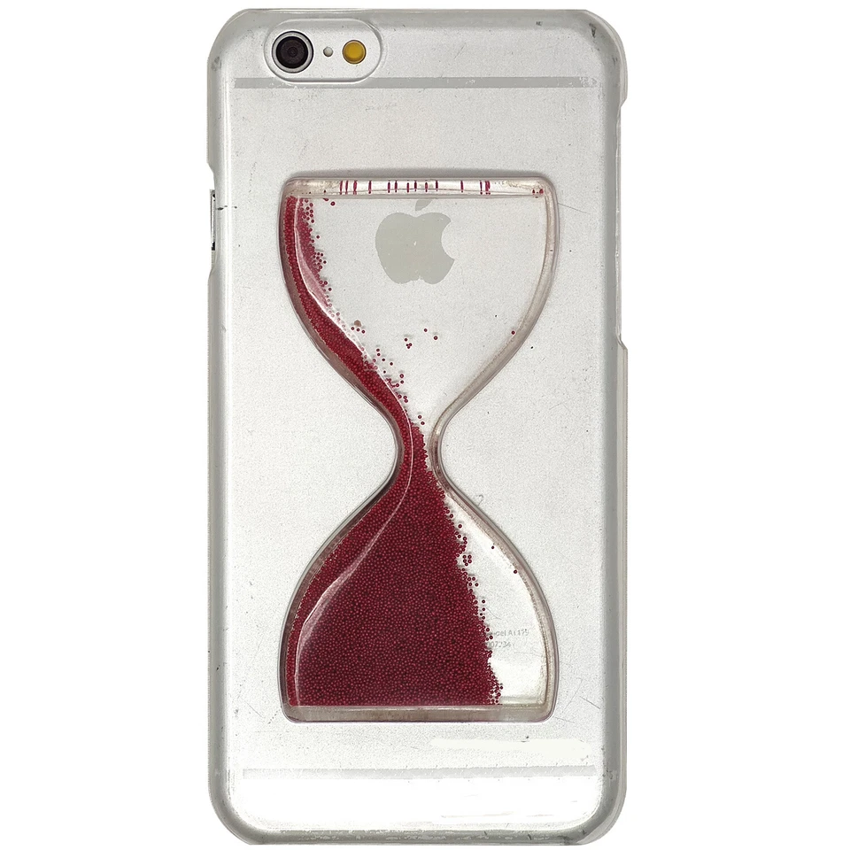 Pellicola+Custodia cover per Apple iPhone 6 6S 4.7" CLESSIDRA rigida trasparente - Immagine 1 di 4