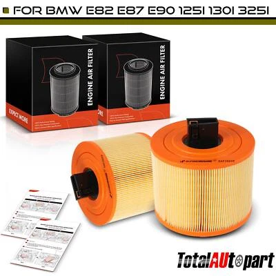 2x Engine Air Filter for BMW 125i 2009-2010 130i 2006-2010 325i 09-11 2.5L 3.0L - Image 1 of 4