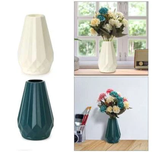 Home Plastic Vase Decoration Vases for Flowers Modern Flower Vase desk Decor - Picture 1 of 10