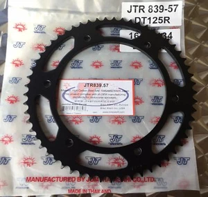 Kettenrad Yamaha DT 125 R, DT125R, DT125RE, DT125X, 839-57, #428, schwarz - Bild 1 von 1