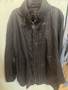 John Varvatos Men's Black Linen Jacket Size 50 - Picture 1 of 8