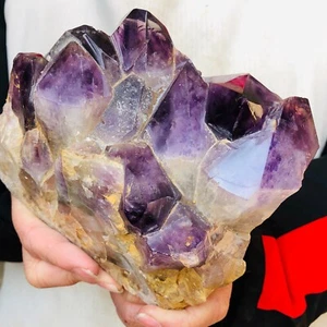 2065g Uruguay Natural Amethyst Quartz Crystal Cluster Mineral Healing AH349 - Picture 1 of 14