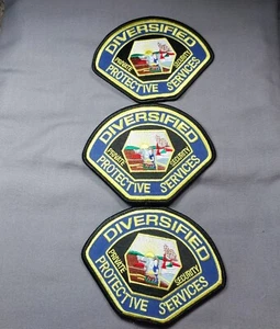 Diversified Protective Services Private Security 3 3/4" Shoulders Patches - Picture 1 of 2