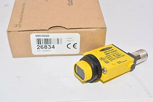 1pc Photoelectric Sensor, SM312 Series, Mini-Beam, Diffuse, 380mm, NPN / PN - Image 1 of 1