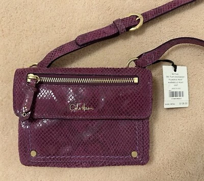 Mini Bolso Bandolera Cole Haan Piel de Serpiente Doble Lado con Bolsillos Foto 1 de 4