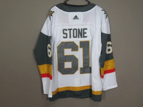 NWT Mark Stone #61 Vegas Golden Knights Adidas Men's Jersey White Cover