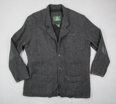 Vintage Orvis Jacket Mens Large Gray Wool Button Up Travel Hike Hunt Outdoor Y2K - Image 1 of 4