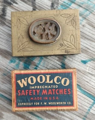 Cubierta de libro segura de latón china vintage grabada jade Foto 1 de 4