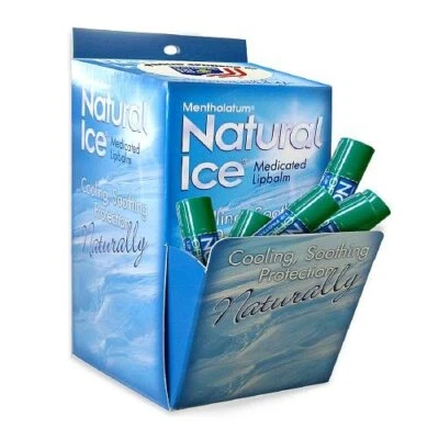 Mentholatum Natural Ice Lip Balm Original SPF 15, 1 Each (Packs of 48) - Image 1 of 3
