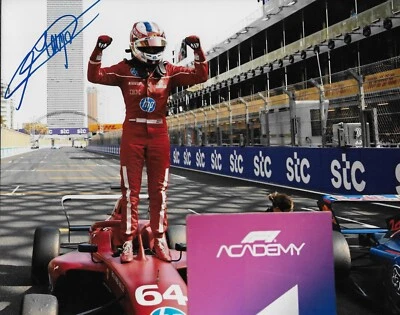 Signed Maya Weug Formula 1 Academy  Ferrari Racing 8x10 Photo #6 Original - Image 1 of 2