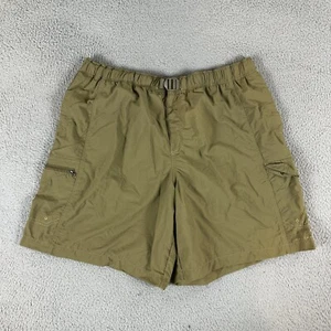 Columbia Shorts Mens 2X Brown Regular-Fit Mid-Rise Cargo 100% Nylon OMNI-Shade - Picture 1 of 7