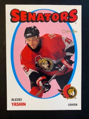 Alexei Yashin 2001-02 O-Pee-Chee Hockey Heritage #14 Ottawa Senators - Image 1 of 2
