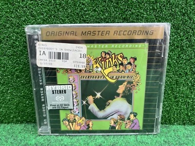 THE KINKS MFSL ORIGINAL SACD HYBRID EVERYBODY'S IN SHOW-BIZ LIMITED AUDIOPHILE - Image 1 of 4