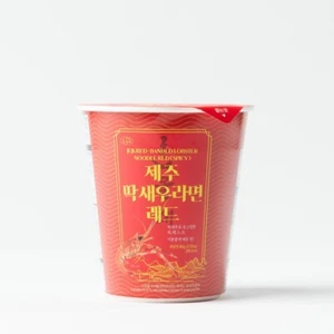 (1Pack) JEJU RED BANDED LOBSTER NOODLE SPICY Korean  Ramen Cup , 92g - Picture 1 of 4