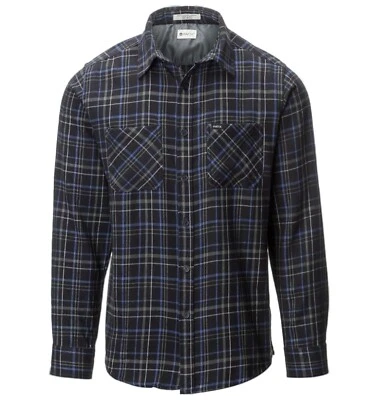 New Matix Portland Flannel Navy Men's Button Up L/S Pocket Casual Shirt NIX-1 - Image 1 of 2