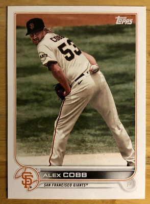 2022 Topps Series 2 Alex Cobb Baseball Card #359 Giants High Grade NM O/C - Image 1 of 2