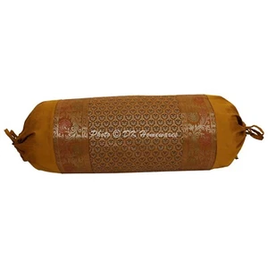 Decorative Home Decor 75 x 37 cm Bolster Cover Brocade Jacquard Sofa Pillow Case - Picture 1 of 5