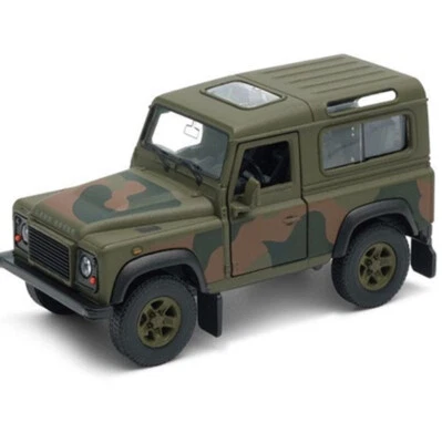 Welly Land Rover Defender Military Matt 1:34 1:39 Scales US IMPORT DUTIES PAID - Image 1 of 4
