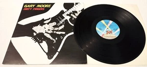 Gary Moore LP Vinyl Dirty Fingers - Rare UK-Import - Top Condition!!! - Imagen 1 de 2