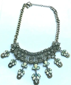 Collana The Limited Statement Art Decò Art Nouveau Belle Epoque Opale - Foto 1 di 9