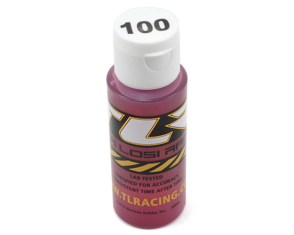 Team Losi Racing 74018 Silicone Shock Oil (2oz) (100wt) - Image 1 of 1