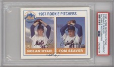 1990 Acme Reproductions Ryan/Seaver Nolan Ryan Tom Seaver PSA Authentic HOF