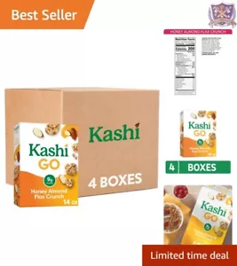 GO Breakfast Cereal: Honey Almond Flax Crunch - Healthy Family Pack of 4 - Picture 1 of 8
