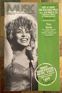Sept 1988 COLUMBIA RECORD TAPE CLUB MAGAZINE Tina Turner MUSIC George Michael Ja - Picture 1 of 18