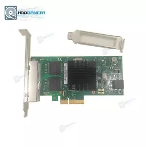Scheda Ethernet I350-T4 Intel PCIe x4 scheda di rete Gigabit rete quattro porte scheda OEM - Foto 1 di 5