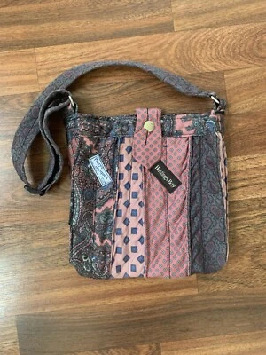 Bolso de hombro Pierre Jacques 100 % seda Hastings Bay diseño cachemir Foto 1 de 4