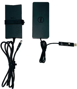 Genuine Dell Docking Station USB-C for XPS 17 9710 9700 w/ AC Adapter - Picture 1 of 13