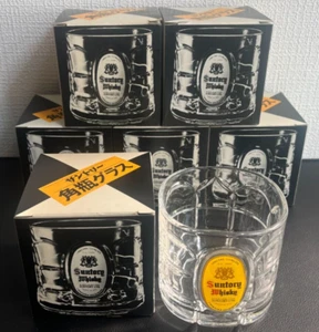Suntory Whisky Original Vintage 1980er Kaku Rocks Lowball Glas SELTEN mit BOX - Bild 1 von 17